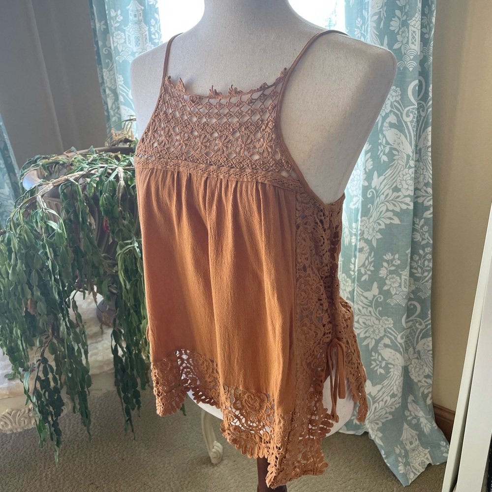 crochet boho tank
